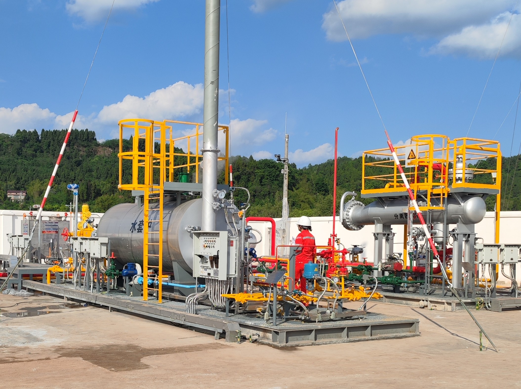 引射式燃烧器用于水套炉