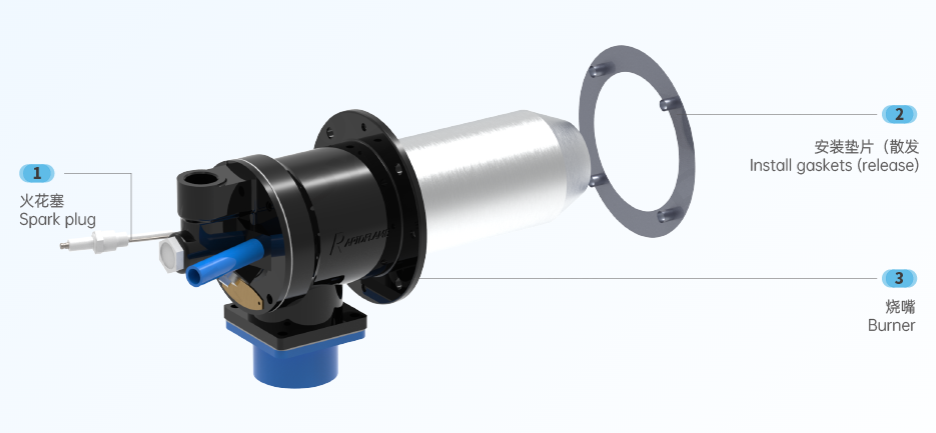 四氯化钛氧化炉燃烧器